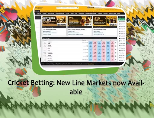 Betfair com cricket betting markets