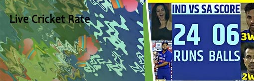 Live betting score India