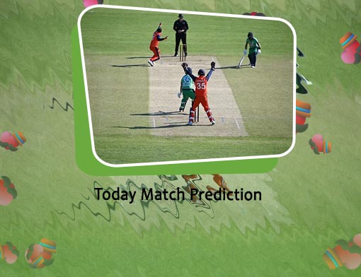 Today's cricket match prediction